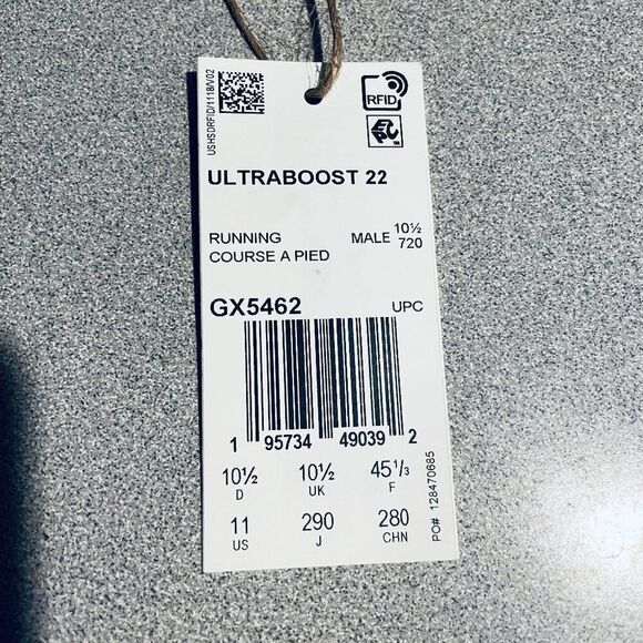 NEW Adidas Ultraboost 22 Vivid Red Turbo Mens 11 US 10.5 UK 45 1/3 EUR Uncaged - Picture 14 of 14